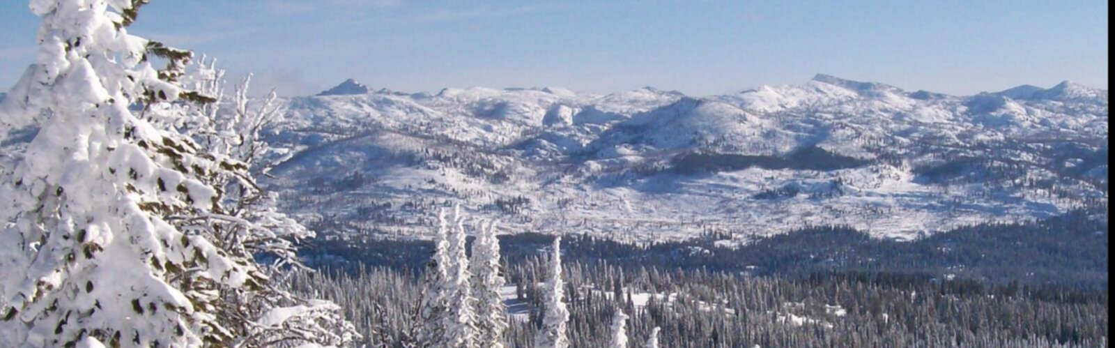 Hiking Brundage Mountain Resort - panoramic view  outdoor snow sky nature mountain winter tree landscape skiing slope plant