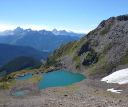 Williamson Lake trail - hiking in Vancouver Coast Mountains