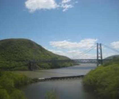 Westchester County, New York Harrison to Rye trail - hiking in Hudson Valley  sky outdoor grass mountain cloud bridge lake highway