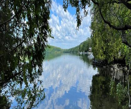 Sentier sentier Echo Lake - randonnée en Royaume du Nord-Est