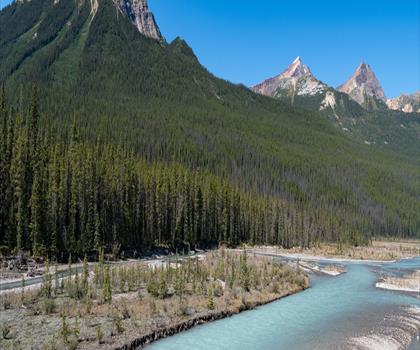 Mushroom Peak trail - hiking in Canadian Rockies