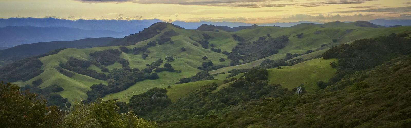 Irish Hills trail - hiking in Central Coast