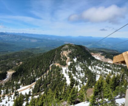 Mount Washington Alpine Resort trail - hiking in Vancouver Island  outdoor mountain nature snow water landscape beach