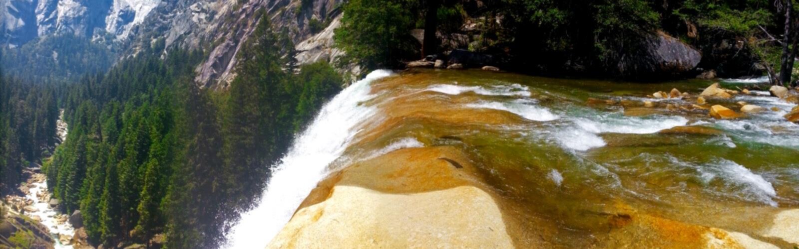 Vernal and Nevada Falls (The Mist) Trail trail - hiking in Sierra Nevada