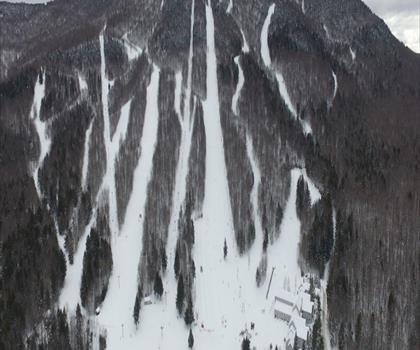 Magic Mountain Ski  trail - hiking in Central Vermont