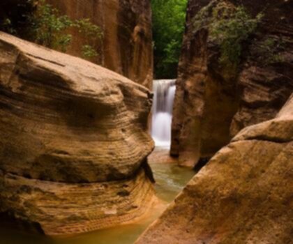 The Narrows trail - hiking in Hudson Valley  rock waterfall water nature valley outdoor canyon landscape stone trunk painting