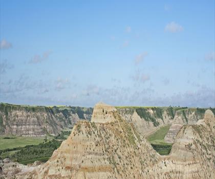 Sentier canyon Horsethief - randonnée en Canadian Badlands