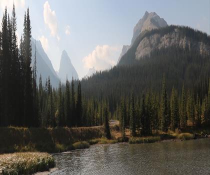 Sentier lac Chester - randonnée en Canadian Rockies