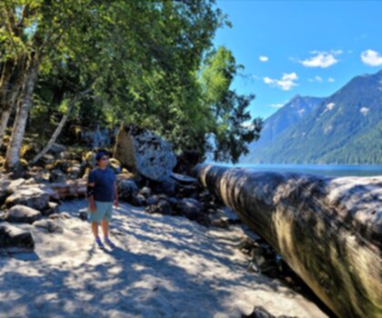 Chilliwack Lake trail - hiking in Vancouver Coast Mountains