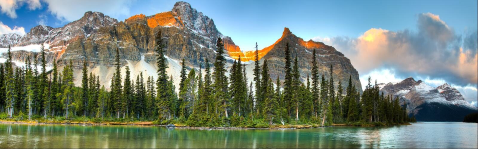 Randonnée Banff National Park - vue panoramique  outdoor tree nature snow sky landscape mountain water pond lake forest surrounded