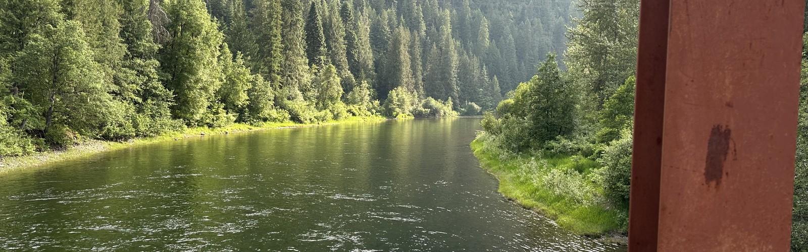 Saint Joe River trail - hiking in Northern Idaho
