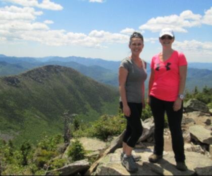 Mount Bond, New Hampshire trail - hiking in White Mountains  mountain outdoor sky person woman standing hiking human face cloud posing clothing smile beautiful