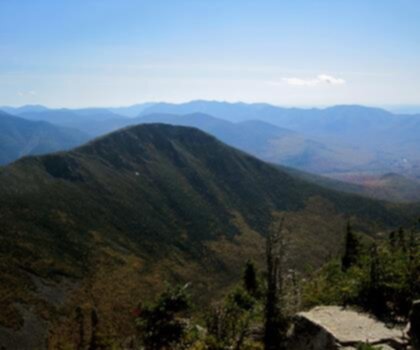 West Bond, New Hampshire trail - hiking in White Mountains  mountain sky outdoor nature cloud landscape background fog hill fell mountain range hill station ridge hillside massif overlooking distance land highland