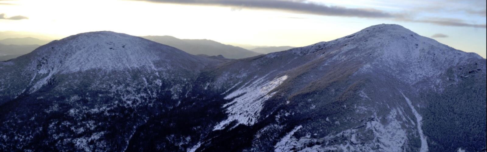 Hiking Mount Skylight, New York - panoramic view  mountain outdoor sky nature snow cloud massif mountain range ridge summit hillside distance