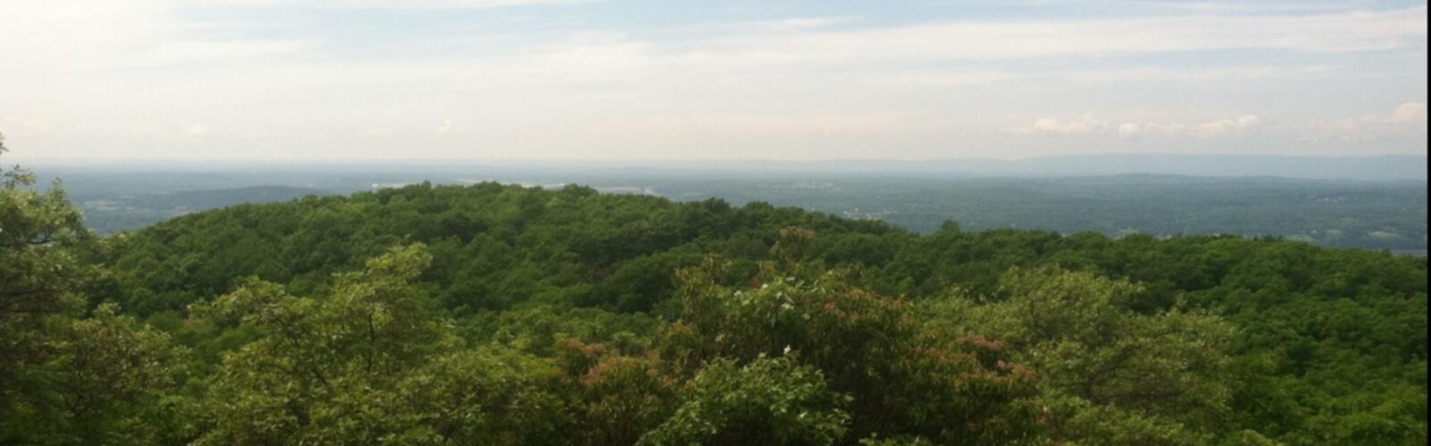 Randonnée Scofield Ridge, New York - vue panoramique  tree outdoor sky mountain cloud nature vegetation lush hillside distance
