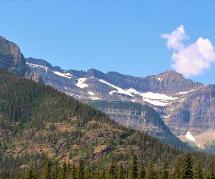 Goat Haunt trail - hiking in Glacier Country