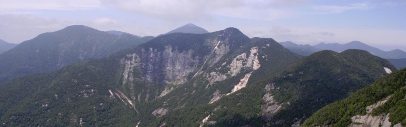 Hiking Gothics, New York - panoramic view