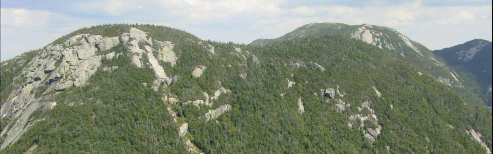Hiking Saddleback Mountain, New York - panoramic view