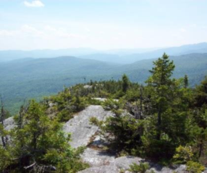 Burnt Mountain, Vermont trail - hiking in Northeast Kingdom