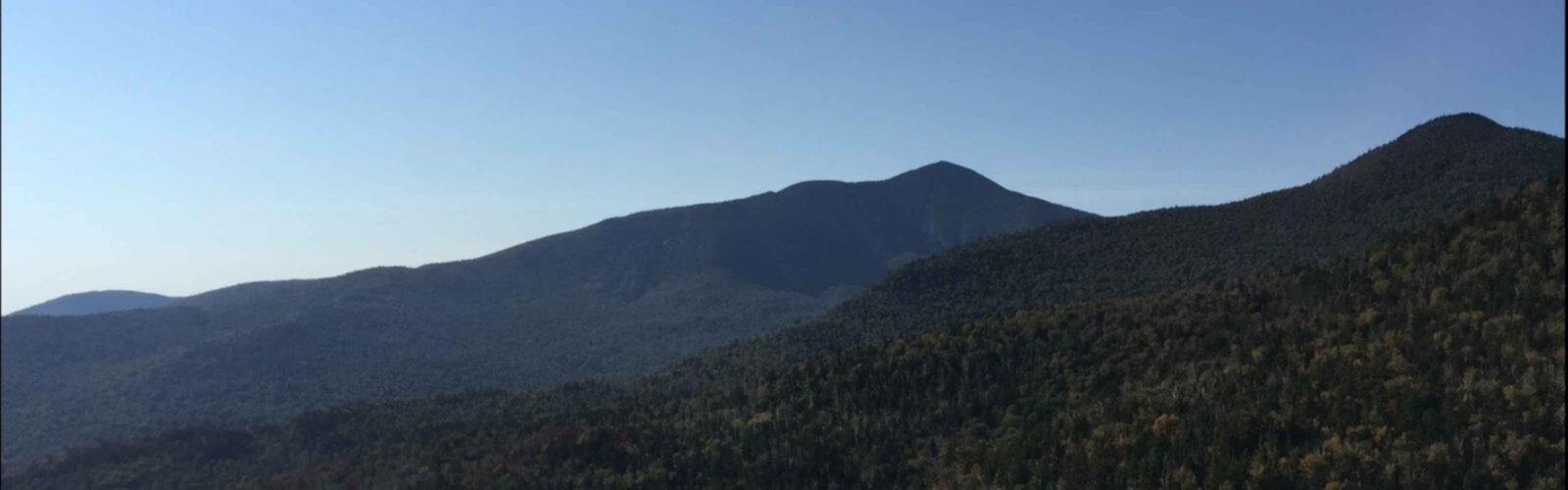 Randonnée Dial Mountain, New York - vue panoramique