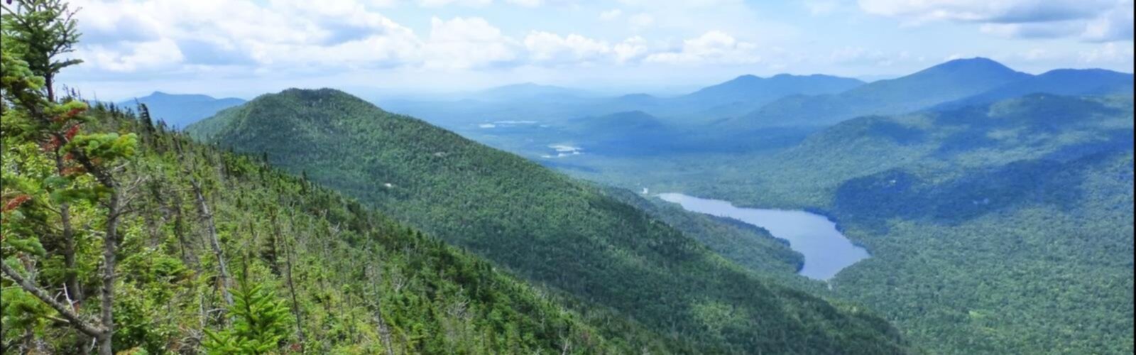 Hiking Mount Colvin, New York - panoramic view