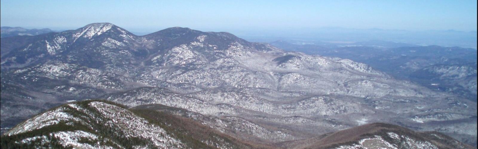 Randonnée Dix Mountain, New York - vue panoramique