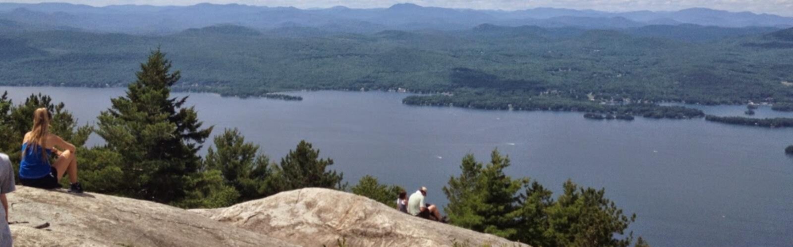 Randonnée Buck Mountain, New York - vue panoramique