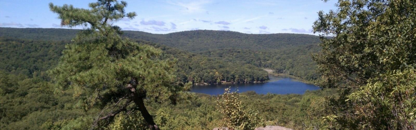 Hiking Black Mountain, New York - panoramic view