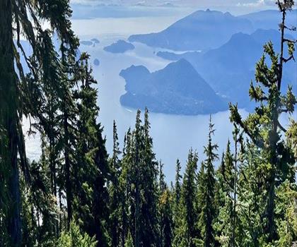 Brunswick Mountain trail - hiking in Vancouver Coast Mountains