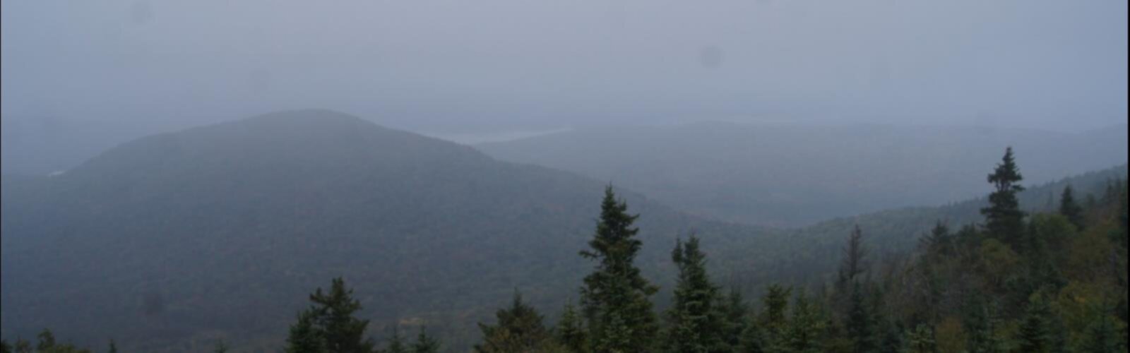 Hiking Wakely Mountain, New York - panoramic view