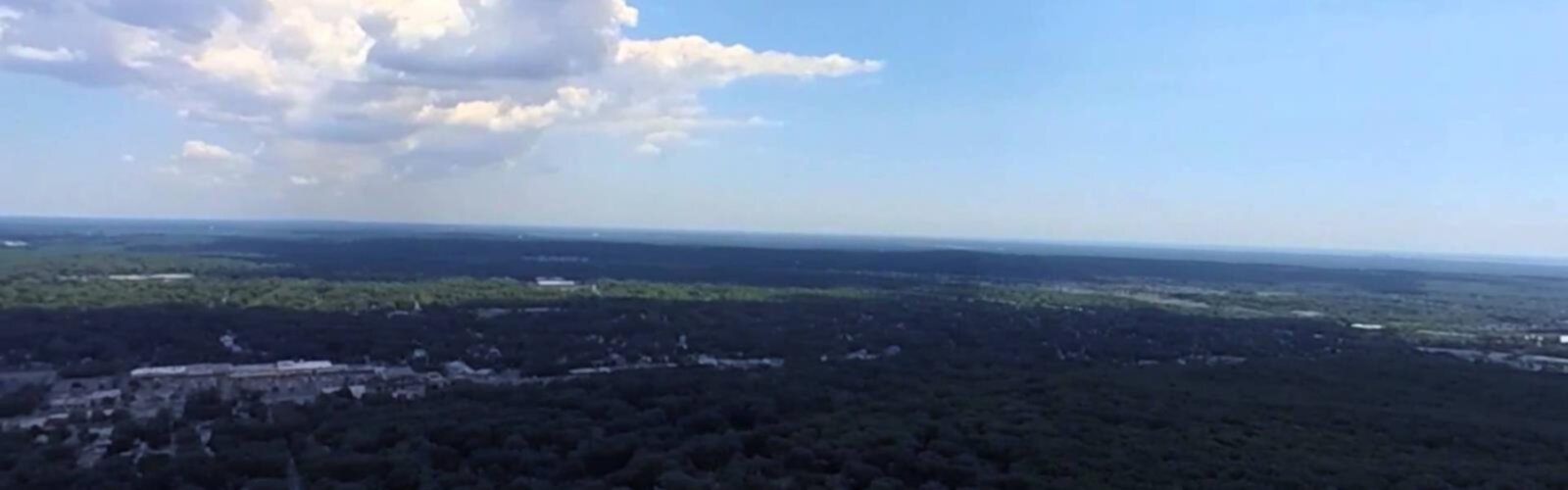 Hiking Jaynes Hill, New York - panoramic view