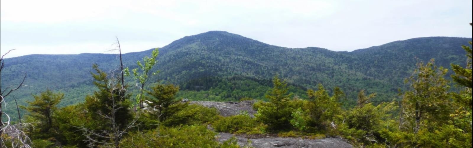 Hiking Hoffman Mountain, New York - panoramic view