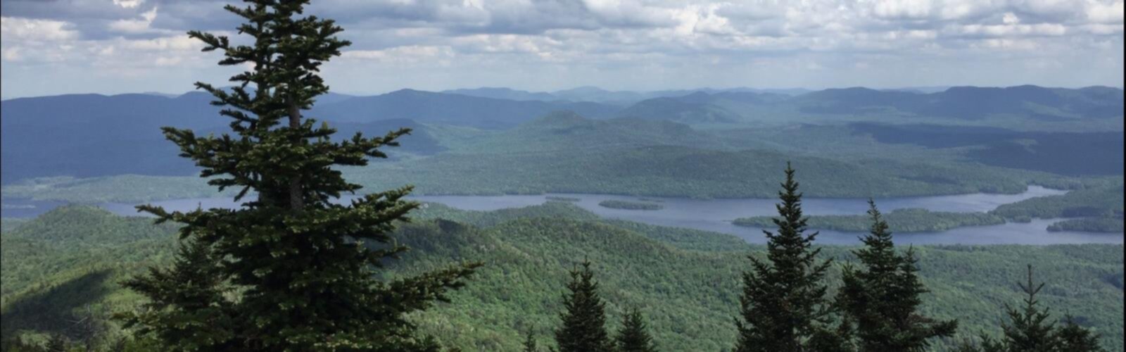 Snowy Mountain, New York trail - hiking in Adirondacks