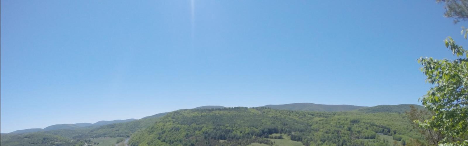 Randonnée Pillsbury Mountain, New York - vue panoramique