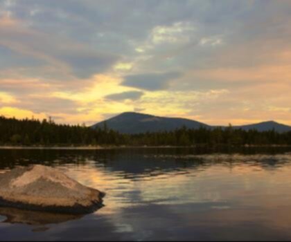 Russell Mountain, Maine trail - hiking in Western Mountains