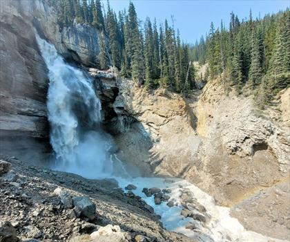 Panther Falls trail - hiking in Canadian Rockies