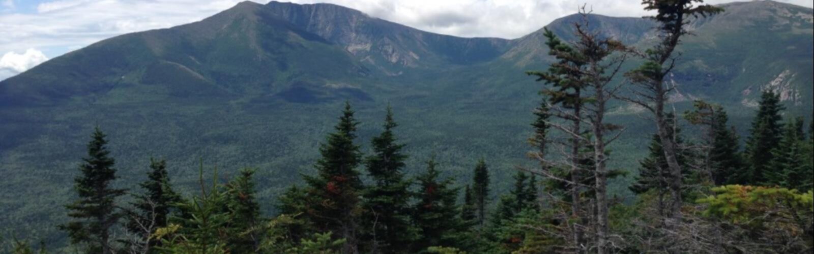 Hiking South Turner Mountain, Maine - panoramic view