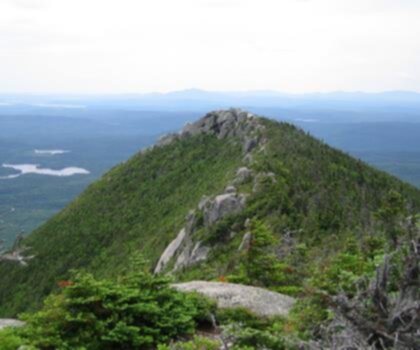 Doubletop Mountain, Maine trail - hiking in Maine Highlands