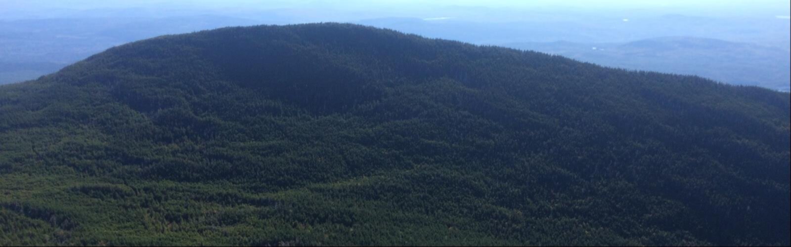 Hiking Mount Coe, Maine - panoramic view
