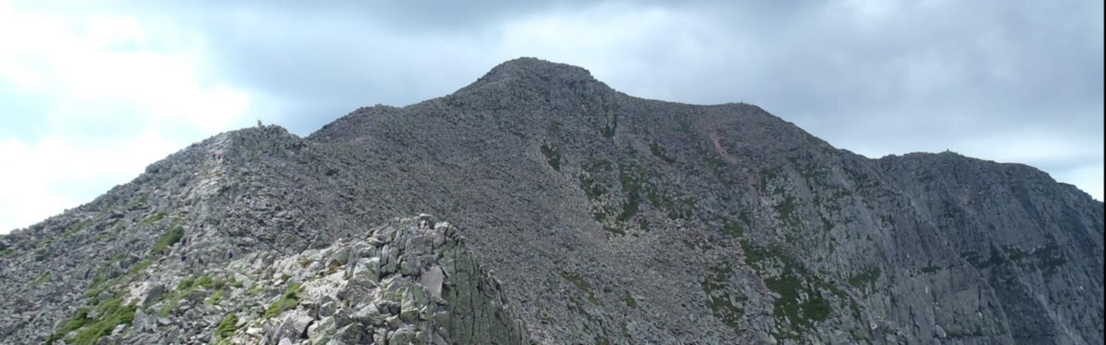 Hiking Hamlin Peak, Maine - panoramic view