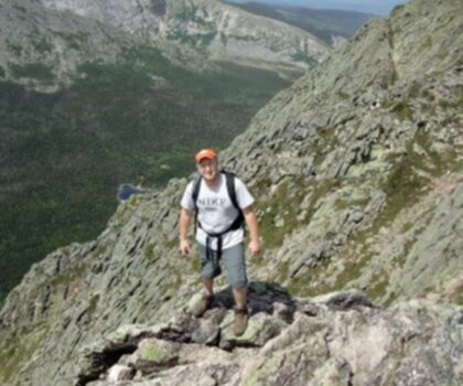 Chimney Peak, Maine trail - hiking in Maine Highlands