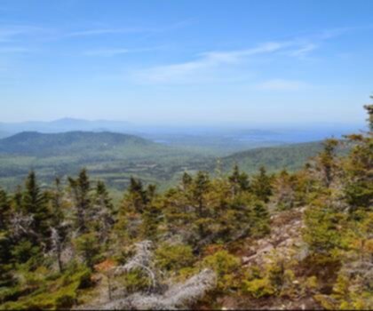 Baker Mountain, Maine trail - hiking in Down East & Acadia