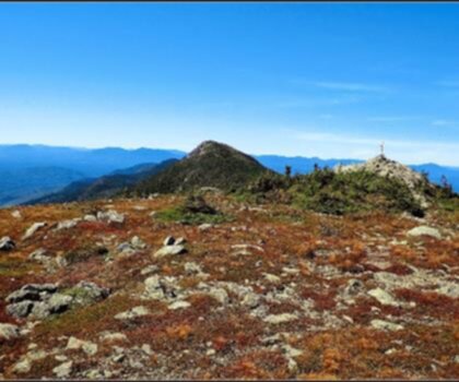 West Peak, Maine trail - hiking in Maine Highlands