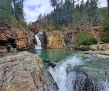 Lower Myra Falls trail - hiking in Vancouver Island