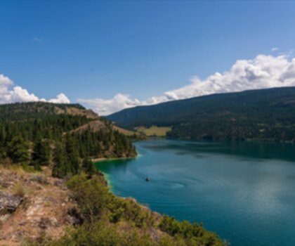 Kalamalka Lake trail - hiking in Thompson Okanagan