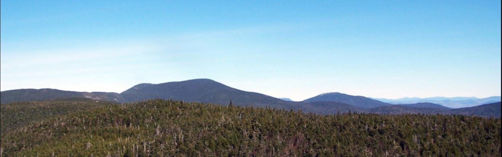 Randonnée Spaulding Mountain, Maine - vue panoramique