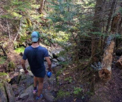 Lone Mountain, Maine trail - hiking in Western Mountains