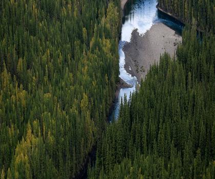 Spahats Falls trail - hiking in Thompson Okanagan