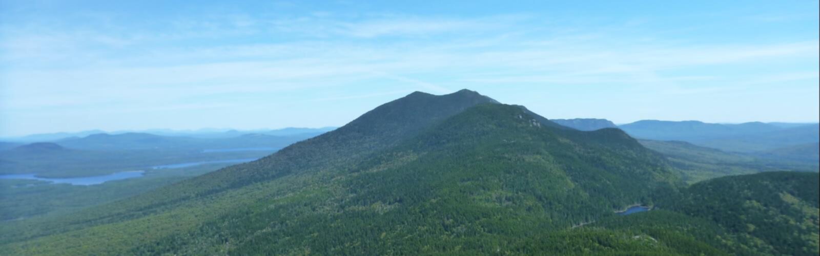 Randonnée Cranberry Peak, Maine - vue panoramique