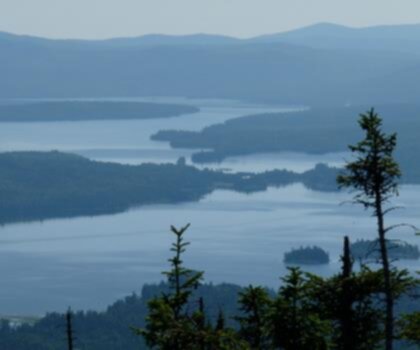 Low Aziscohos Mountain, Maine trail - hiking in Western Mountains